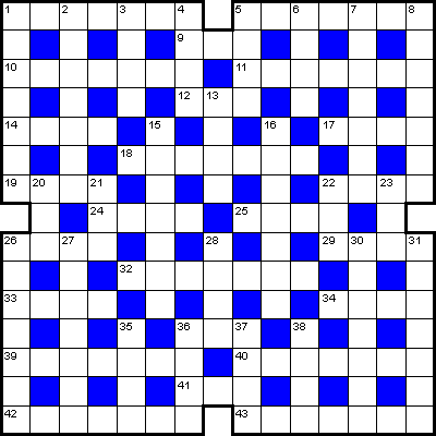 Кроссворд #26 &mdash; версия для печати
